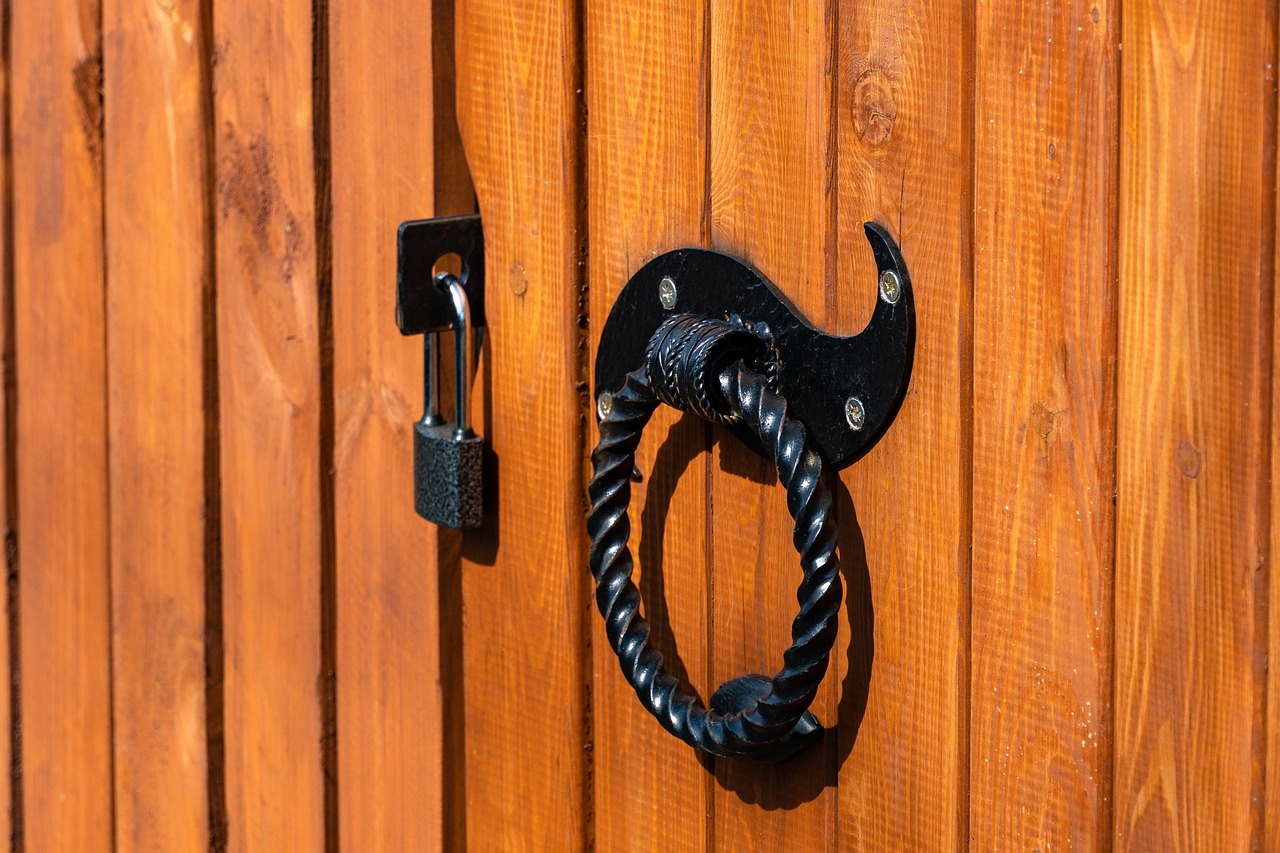 Padlock, gate, closed in Pearland, TX